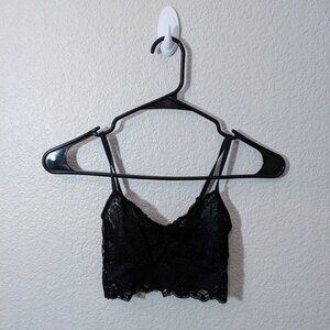 Trillium black lace bralette - Size XS